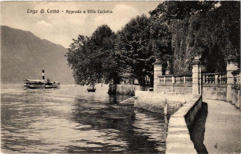 CPA Lago di Como Approdo a Villa Carlotta . ITALY (499797)