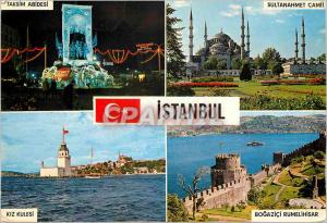 Postcard Modern Istanbul Turkey