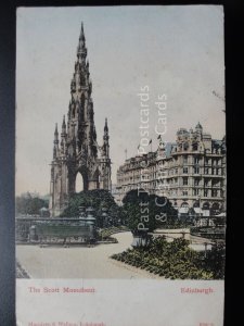 Edinburgh: The Scott Monument c1904 Pub by MacNiven & Wallace