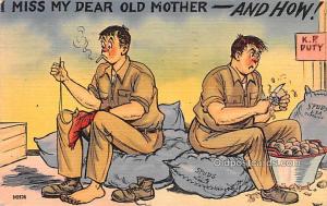 Spuds Military Comic 1943 Missing Stamp 