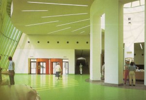 Neue Staatsgalerie Stuttgart German Construction Gallery Visitors Postcard