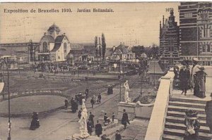 Belgium Brussels Expo 1910 Jardins Hollandais 1910
