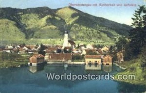 Weitherbad und Aufacker Oberammergau Germany 1910 