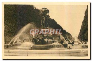Old Postcard Paris while strolling Carpeaux Fountain Gardens Observatory