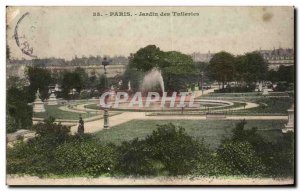 Old Postcard Paris Javdin Tuileries