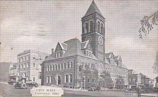 Ohio Lancaster City Hall 1944