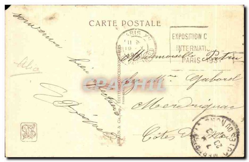 Old Postcard International Colonial Exposition in Paris in 1931 Morocco Pavilion