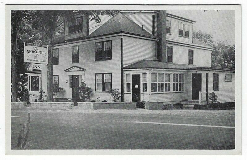 Newcastle, Maine, Vintage Postcard View of Newcastle Inn 