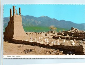The ruins off the ancient church and burial grounds - Taos Pueblo, New Mexico 
