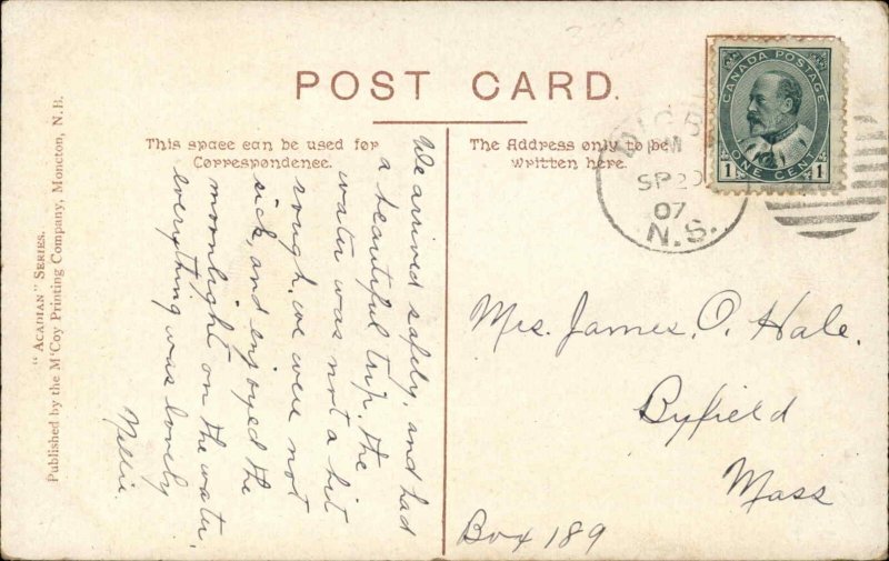 Digby Nova Scotia Hotel Vintage Postcard