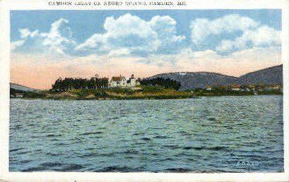 Camden Light, Negro Island in Camden, Maine