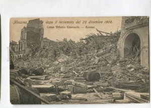 3144540 ITALY MESSINA 1908 earthquake Corso Emanuele Vintage PC