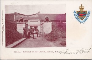 Halifax NS Entrance to Citadel 1905 Macfarlane Patriotic Postcard H62