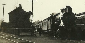 Newcastle WYOMING RPPC c1910 DEPOT Train Station nr Gillette Moorcroft RAILROAD