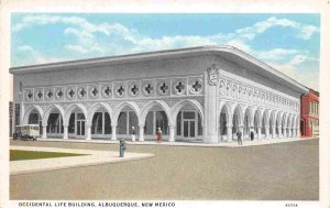 Occidental Life Building Albuquerque New Mexico 1930s postcard