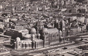 France Marseilles Vue aerienne sur Cathedrale 1956 Photo