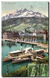 Old Postcard Luzern Pilatus