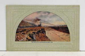 The Rock Cut at the Drainage Canal, 1899 - Postcard