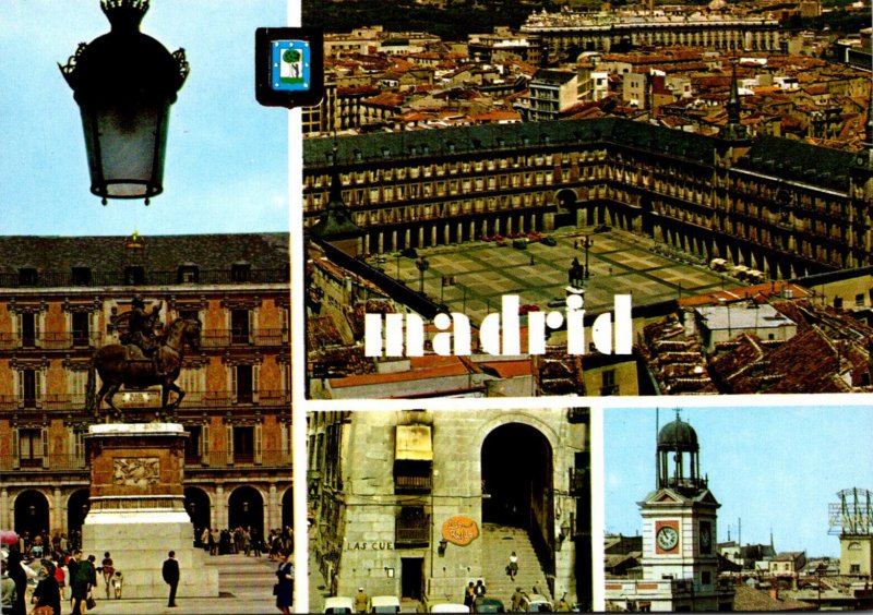 Spain Madrid Multi View Plaza Mayor