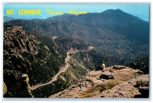 c1960 Mt. Lemmon Mountain Cliff Rock Tucson Arizona AZ Vintage Antique Postcard