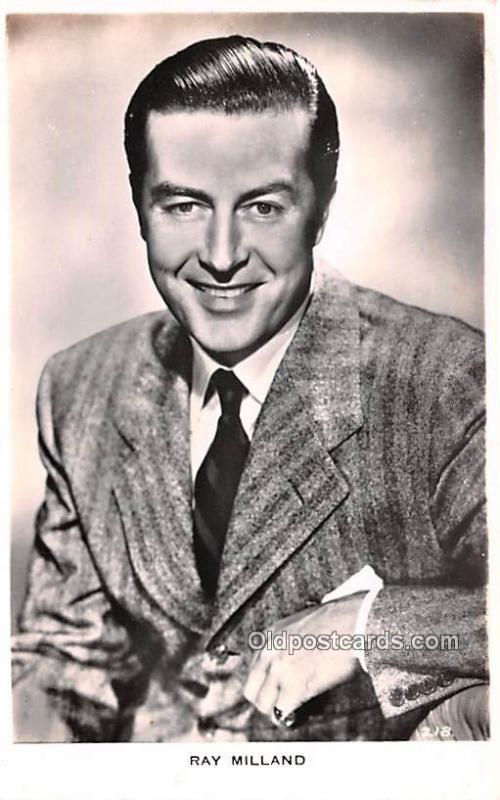 Ray Milland Movie Star Actor Actress Film Star Unused 