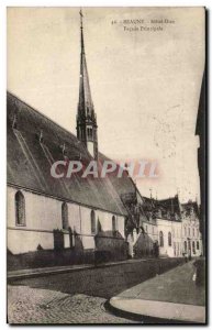 Old Postcard Beaune Hotel Dieu Main Facade