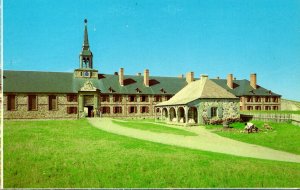 Canada Cape Breton Island Fortress Of Louisburg Entrance To Chapel Barracks a...