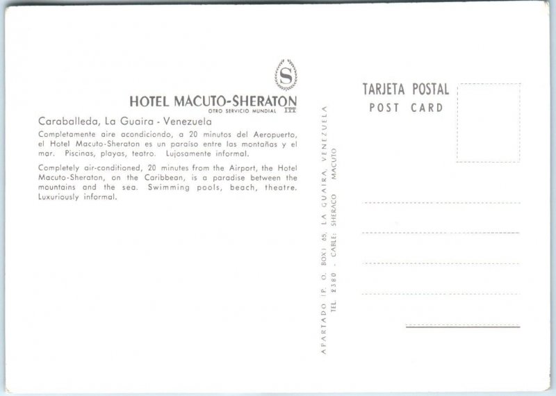 Postcard - Hotel Macuto-Sheraton - Caraballeda, Venezuela