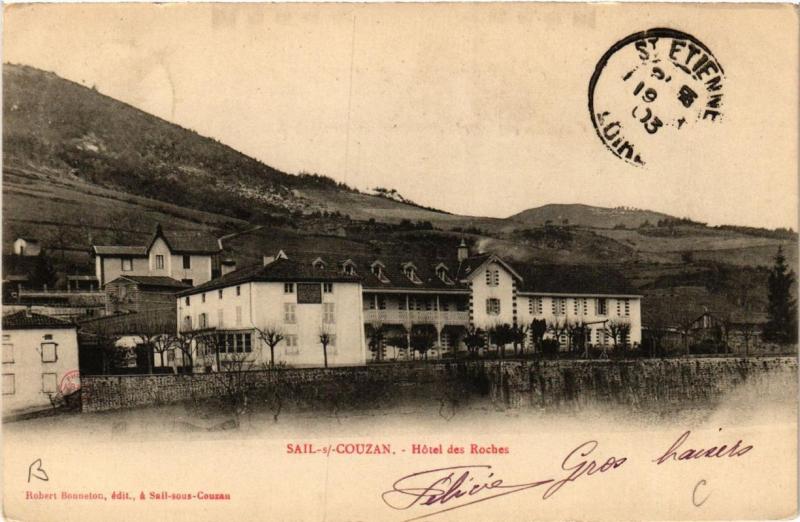 CPA Sail-sous-Couzan. Hotel des Roches. (663768)