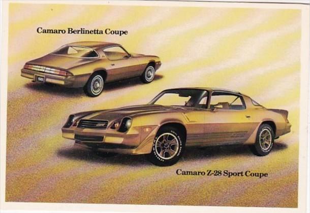 1981 Chevrolet Camaro Berlinetta Coupe & Camaro Z-28 Sport Coupe