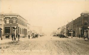 1910s RPPC Postcard; Unpaved Third Avenue Street Scene, Havre MT Hill County