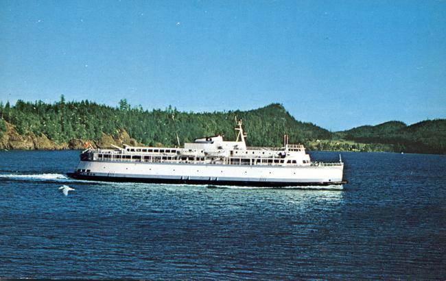 Steamer MV Queen of Vancouver - Victoria BC, British Columbia, Canada