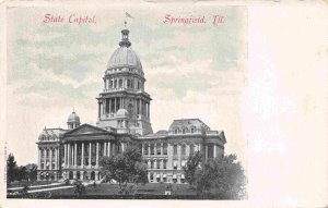 State Capitol Springfield Illinois 1907c postcard