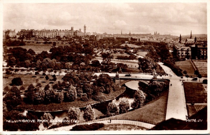 Scotland Glasgow Melvin Grove Park 1937 Real Photo