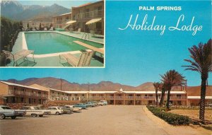 Postcard California West Palm Beach Holiday Lodge 1950s Crocker 23-9942