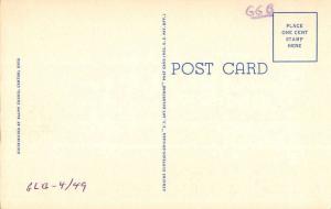 Canton Ohio Greetings Large Letter Linen Antique Postcard K25350