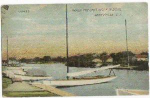 Boat Amityville Long Island NY 1911