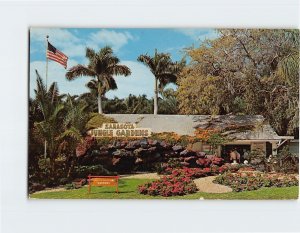 Postcard Main Building and Entrance Display, Sarasota Jungle Gardens, Florida