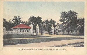 Main entrance National military home Leavenworth Kansas  