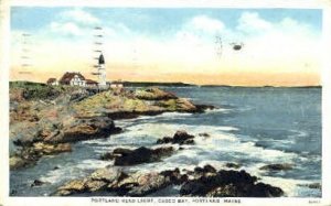 Portland Head Light, Casco Bay in Portland, Maine