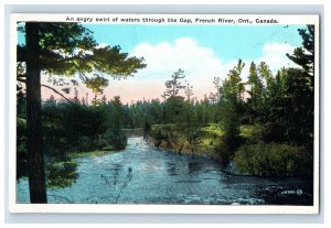 Vintage Gap French River Ont Canada Postcard P203E