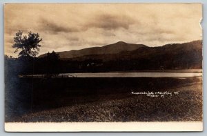 RPPC Real Photo Postcard - Runnemede Lake Windsor, Vermont   c1915