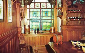 Captain's Room, Inglenook Winery, Rutherford CA  Vintage Postcard G20