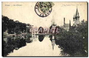 Old Postcard Bruges Lake D Amour