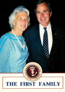 President George W Bush and Barbara Pierce Bush