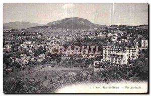 Old Postcard Aix Les Bains Vue Generale