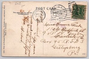 Bellingham WA Holly Street Washington Postcard E38
