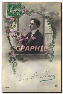 Old Postcard Marie Surname
