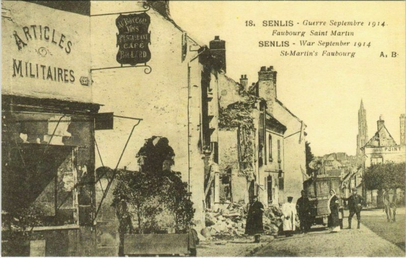 CPA senlis faubourg saint-martin - 1914 (1207329) 