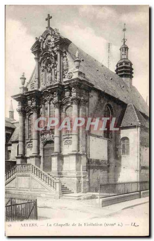 Old Postcard Nevers The chapel of the XVIII Visilation